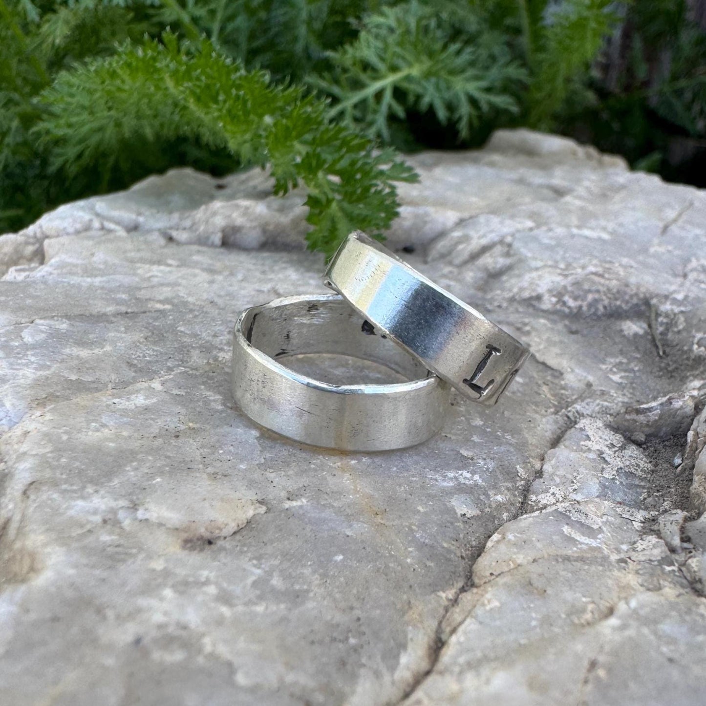 sterling silver lucky stackers (size 5.25)