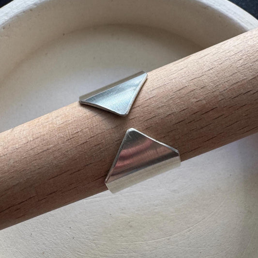 Point Adjustable Sterling Silver Thumb Ring